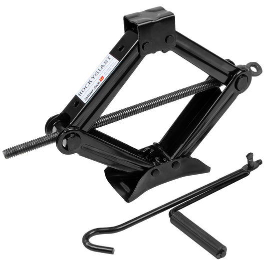 ROCKYGIANT Scissor Jack 1 Tons for Emergency Use, not for Weekly Projects