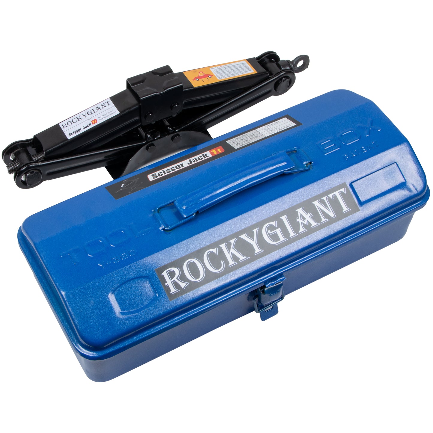 ROCKYGIANT Scissor Jack 1 Tons for Emergency Use, not for Weekly Projects