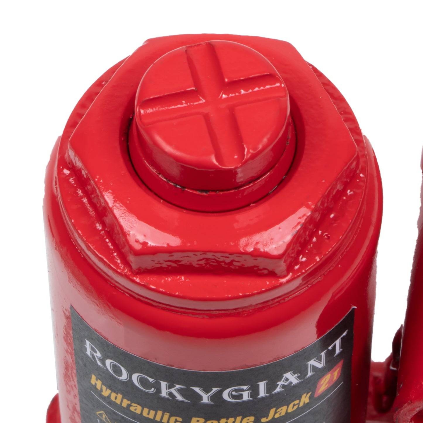 ROCKYGIANT Hydraulic Welded Bottle Jack, 2 Ton (4,000 lb) Capacity, Red